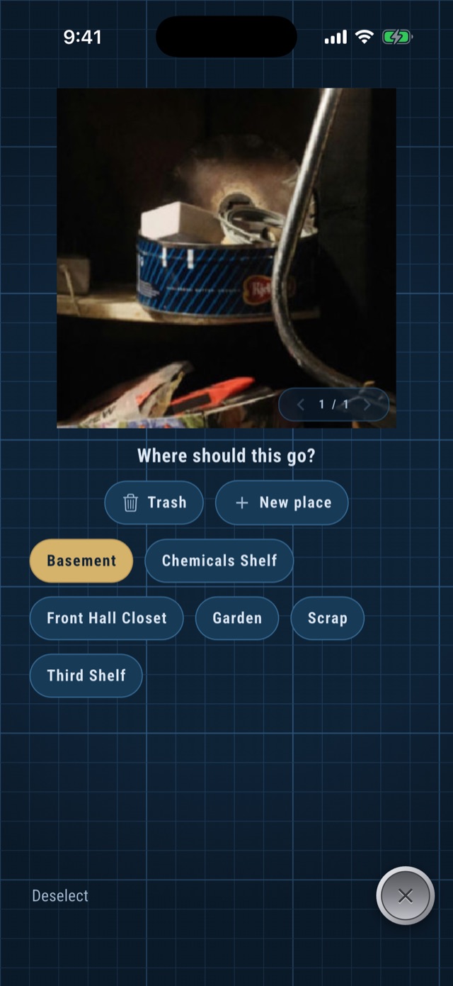 The “Where should this go?” destination picker